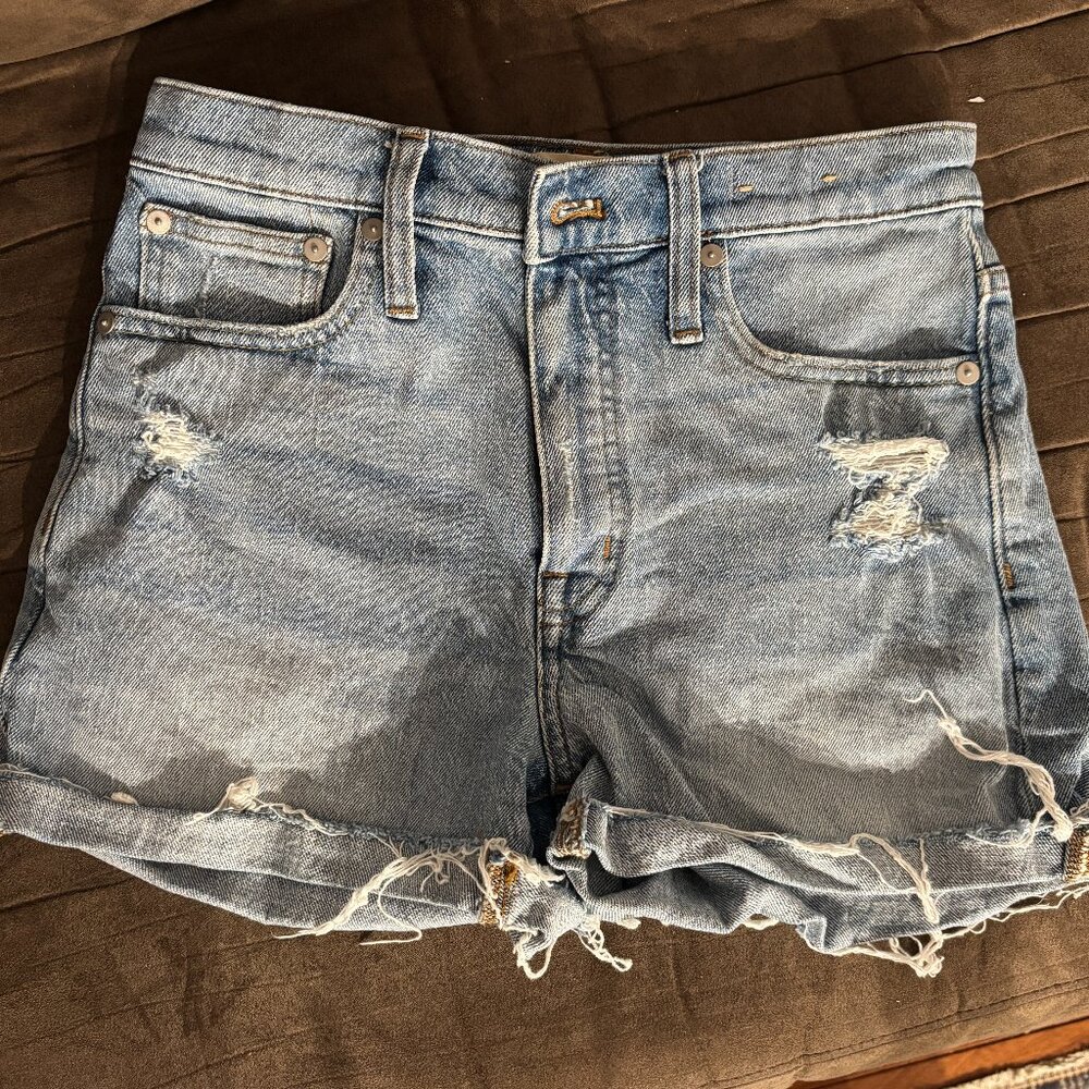 Madewell High-Rise Denim Shorts (size 25)